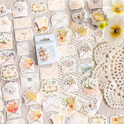 46 kom/pak Gardenia Blossoms Mini Papirnati Dnevnik Naljepnica DIY Scrapbooking Dekorativna naljepnica
