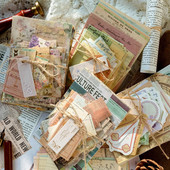 Journamm 100 tk/pakk Vintage Scrapbooking kerge paberikomplekt DIY rämpsajakirja kollaaž Kirjatarbed Taust Dekoratsioonimaterjalid Paber