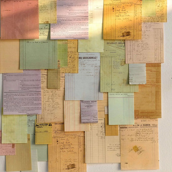 Journamm 100 τεμ./συσκευασία Vintage Scrapbooking Ελαφρύ κιτ χαρτιού DIY Junk Journal Κολάζ επιστολόχαρτα Υλικά διακόσμησης φόντου Χαρτί