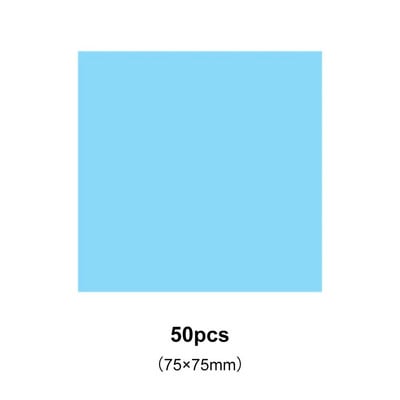 50 lapų permatomas Paskelbtas Lipniųjų užrašų bloknotai Skaidrus bloknotas, kuriame yra vandeniui atsparus užrašų bloknotas, skirtas žurnalo mokyklos raštinės reikmenims