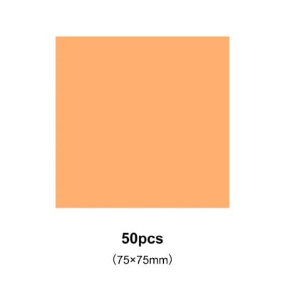 50 lapų permatomas Paskelbtas Lipniųjų užrašų bloknotai Skaidrus bloknotas, kuriame yra vandeniui atsparus užrašų bloknotas, skirtas žurnalo mokyklos raštinės reikmenims