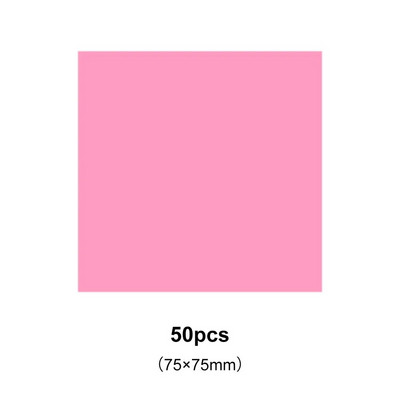 50 lapų permatomas Paskelbtas Lipniųjų užrašų bloknotai Skaidrus bloknotas, kuriame yra vandeniui atsparus užrašų bloknotas, skirtas žurnalo mokyklos raštinės reikmenims