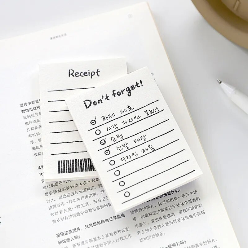 Journamm 50gb. Vienkāršība, gudri stili, piezīmju bloks Scrapbooking dekorēšana biroja piederumi, radošie kancelejas piederumu plānotājs līmlapiņas