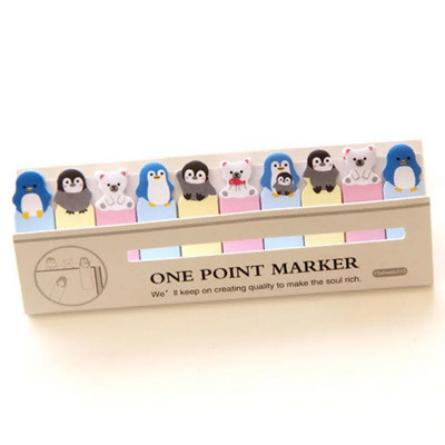 1 tk Kleebis Armas Kawaii Loom Kleepmärkmed Märkmik Märkmikud Kontoritarbed Koolitarbed Kirjatarbed Panda Cat Kitty Järjehoidja