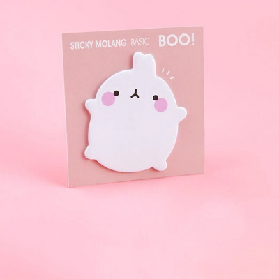1-osaline Lytwtw kleebis Molang Kawaii armas jänes kleepuvad märkmed Märkmiku märkmik Kontoritarvete kirjatarvete kleebis