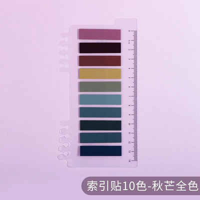 200 listov/ks Priehľadný indexový papier na poznámky Kancelárske školské potreby Papiernictvo Lepiace poznámky Fluorescenčné nálepky Pásiky Lepkavé