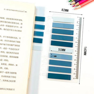 200 listov/ks Priehľadný indexový papier na poznámky Kancelárske školské potreby Papiernictvo Lepiace poznámky Fluorescenčné nálepky Pásiky Lepkavé