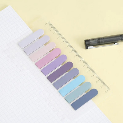 200 listov/ks Priehľadný indexový papier na poznámky Kancelárske školské potreby Papiernictvo Lepiace poznámky Fluorescenčné nálepky Pásiky Lepkavé