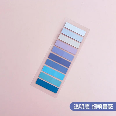 200 listov/ks Priehľadný indexový papier na poznámky Kancelárske školské potreby Papiernictvo Lepiace poznámky Fluorescenčné nálepky Pásiky Lepkavé