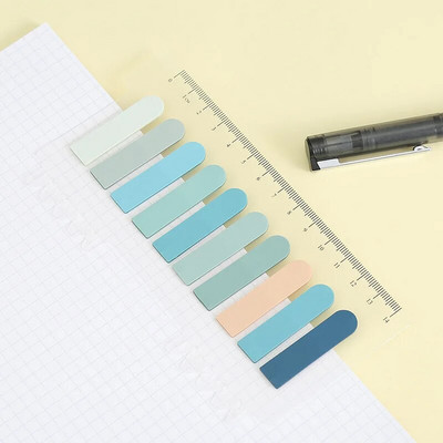 200 listov/ks Priehľadný indexový papier na poznámky Kancelárske školské potreby Papiernictvo Lepiace poznámky Fluorescenčné nálepky Pásiky Lepkavé