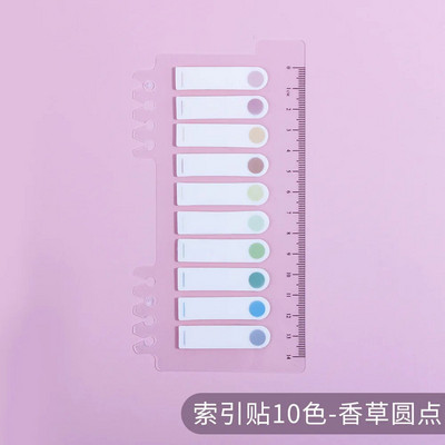 200 listov/ks Priehľadný indexový papier na poznámky Kancelárske školské potreby Papiernictvo Lepiace poznámky Fluorescenčné nálepky Pásiky Lepkavé