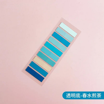 200 listov/ks Priehľadný indexový papier na poznámky Kancelárske školské potreby Papiernictvo Lepiace poznámky Fluorescenčné nálepky Pásiky Lepkavé