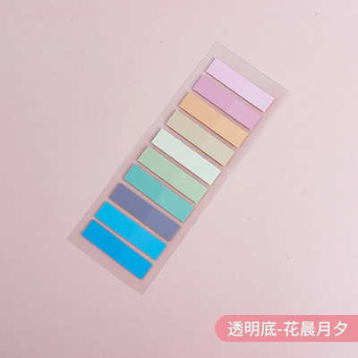 200 listov/ks Priehľadný indexový papier na poznámky Kancelárske školské potreby Papiernictvo Lepiace poznámky Fluorescenčné nálepky Pásiky Lepkavé