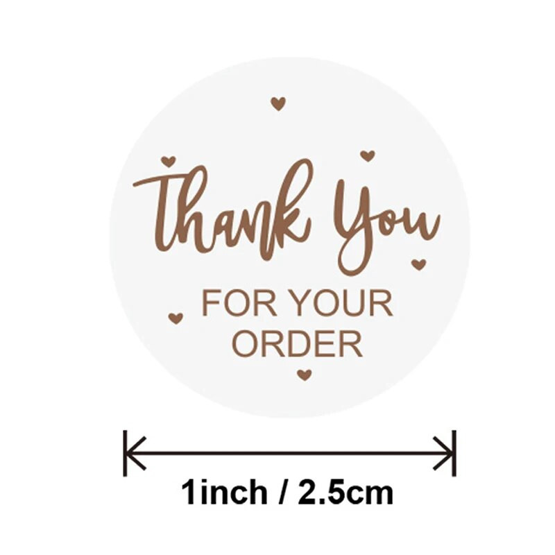 50 τμχ Στρογγυλά διαφανή Χαρούμενα Χριστουγεννιάτικα αυτοκόλλητα Ευχαριστούμε Κουτί καρτών Συσκευασία Ετικέτα Σφράγιση Αυτοκόλλητα Διακόσμηση γάμου Αυτοκόλλητο γραφικής ύλης