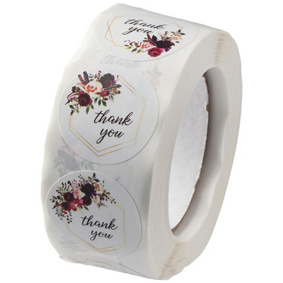 500Pcs/Roll Love Heart Shap Sticker Seal Labels Cute Stationery Scrapbooking Scrapbooking for Craft Birthday Party Συσκευασία δώρου