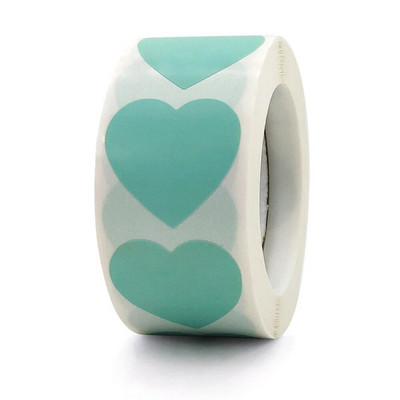 500Pcs/Roll Love Heart Shap Sticker Seal Labels Cute Stationery Scrapbooking Scrapbooking for Craft Birthday Party Συσκευασία δώρου