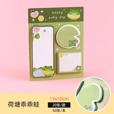 Kawaii Porgand N Times Kleepuvad märkmed Loomingulised kontorikaunistused Paber Memoleht Saatetarbed Kaunistus Jaapani kirjatarbed