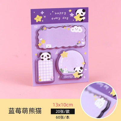 Kawaii Porgand N Times Kleepuvad märkmed Loomingulised kontorikaunistused Paber Memoleht Saatetarbed Kaunistus Jaapani kirjatarbed