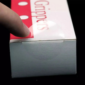 500 τμχ/ρολό Διαφανή στρογγυλά αυτοκόλλητα αυτοκόλλητα Επαγγελματική σφραγίδα συσκευασίας Ετικέτες Scrapbooking Τσάντα μπισκότων Σφράγιση ετικέτας DIY δώρα