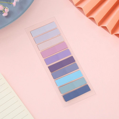 200 φύλλα Morandi Διαφανείς καρτέλες φθορισμού ευρετηρίου Σημείωση PET Σημείωση Αυτοκόλλητη σημείωση για Σχεδιασμός σημείων σελίδας Αυτοκόλλητα γραφείου Σχολή