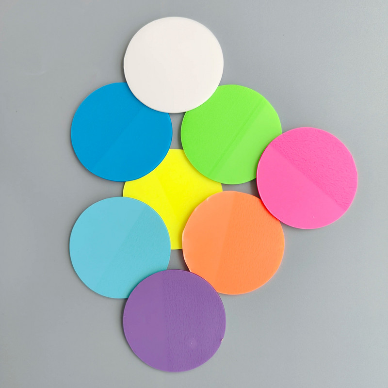 160 φύλλα 8 χρώματα αδιάβροχα διαφανή κυκλικά κολλώδη σημειωματάρια Σημειωματάρια Εφημερίδα Φοιτητική επιστολή Είδη γραφείου