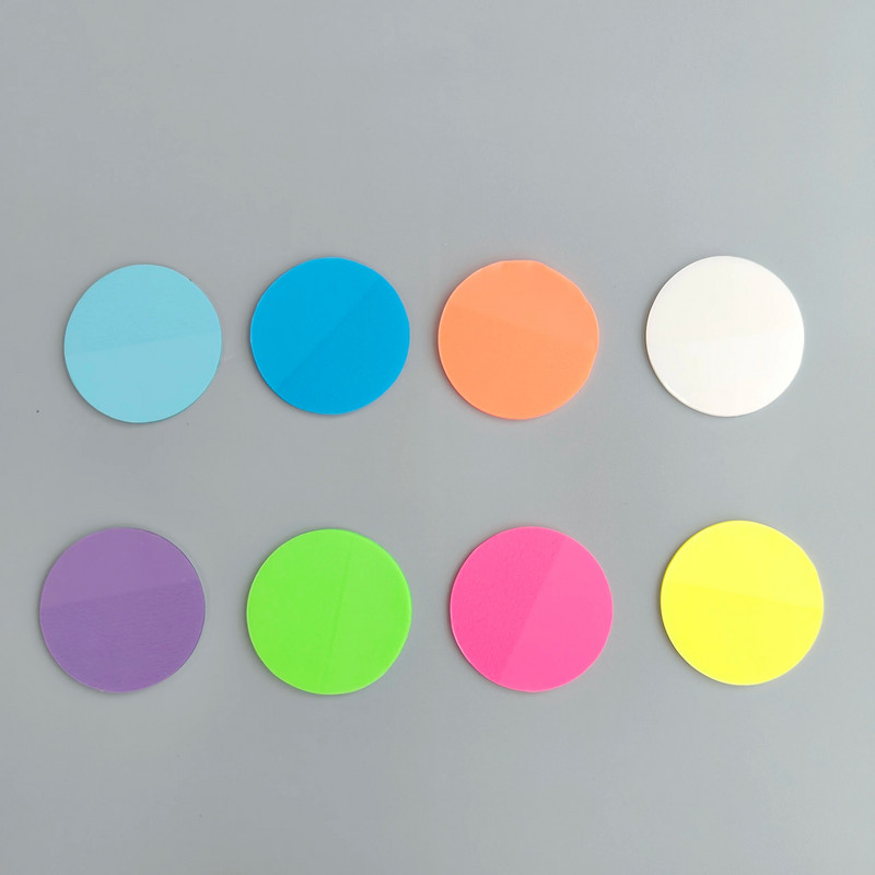 160 φύλλα 8 χρώματα αδιάβροχα διαφανή κυκλικά κολλώδη σημειωματάρια Σημειωματάρια Εφημερίδα Φοιτητική επιστολή Είδη γραφείου