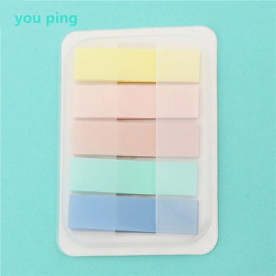 Uus värv 100 lehte Isekleepuv memoleht Kleepuvad märkmed Järjehoidja Point It Marker Memokleebis Paber Kontoritarbed