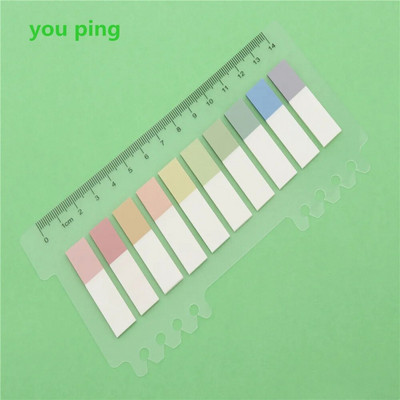 Uus värv 100 lehte Isekleepuv memoleht Kleepuvad märkmed Järjehoidja Point It Marker Memokleebis Paber Kontoritarbed