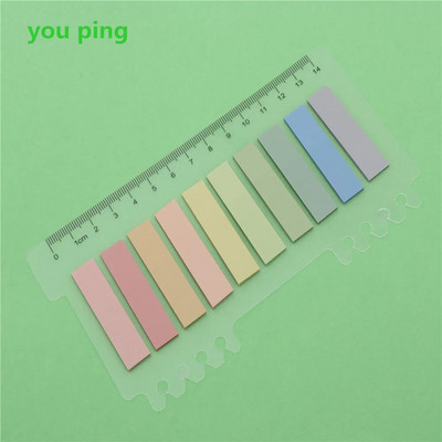 Uus värv 100 lehte Isekleepuv memoleht Kleepuvad märkmed Järjehoidja Point It Marker Memokleebis Paber Kontoritarbed