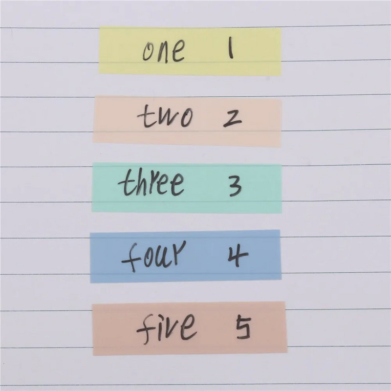 Uus värv 100 lehte Isekleepuv memoleht Kleepuvad märkmed Järjehoidja Point It Marker Memokleebis Paber Kontoritarbed