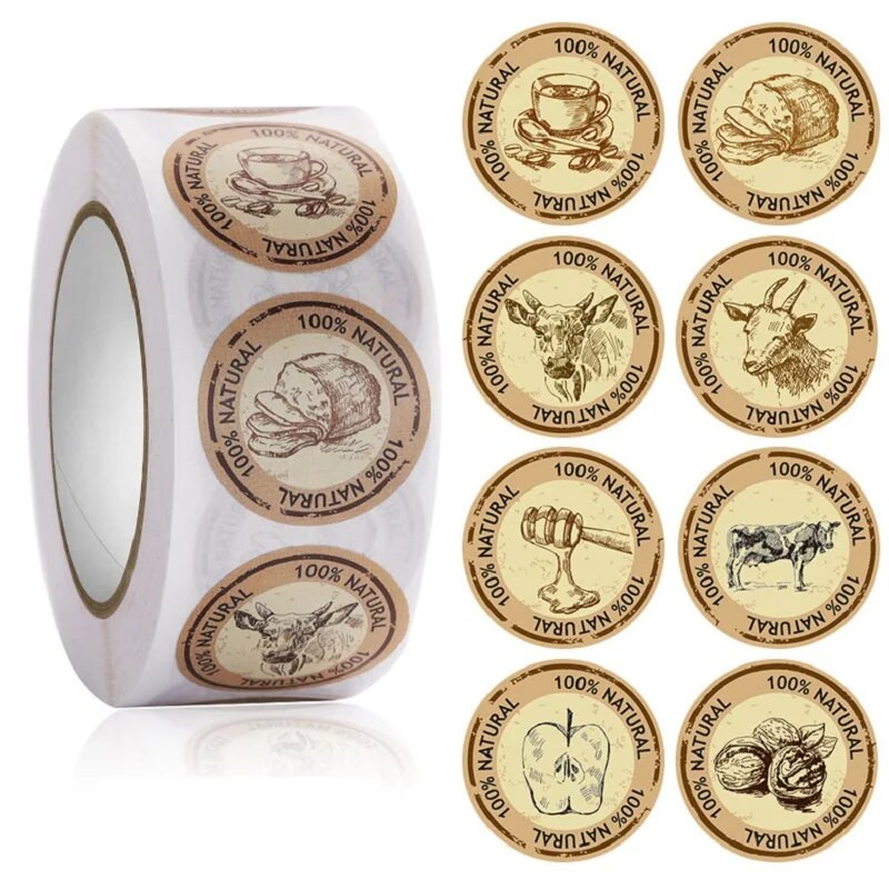 50-500 tk ümmargune värske kohv ja leib Kohvimasin huvitav ilus esteetiline kleebisrull Kirjatarvete tasuta kohaletoimetamine