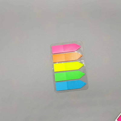 100 lehte Postitatud Läbipaistev kleepmärkmik Memoleht Selge kleepmärkmed Registri vahekaardid Järjehoidja Kirjatarbed Kontoritarbed