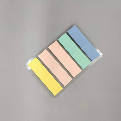 100 lehte Postitatud Läbipaistev kleepmärkmik Memoleht Selge kleepmärkmed Registri vahekaardid Järjehoidja Kirjatarbed Kontoritarbed