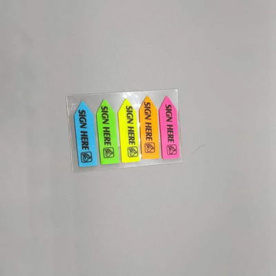 100 lehte Postitatud Läbipaistev kleepmärkmik Memoleht Selge kleepmärkmed Registri vahekaardid Järjehoidja Kirjatarbed Kontoritarbed