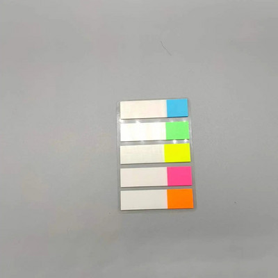 100 lehte Postitatud Läbipaistev kleepmärkmik Memoleht Selge kleepmärkmed Registri vahekaardid Järjehoidja Kirjatarbed Kontoritarbed