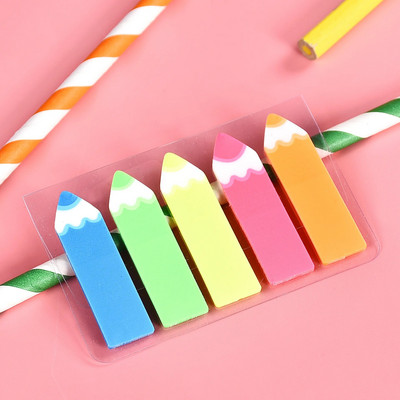 100 lehte Postitatud Läbipaistev kleepmärkmik Memoleht Selge kleepmärkmed Registri vahekaardid Järjehoidja Kirjatarbed Kontoritarbed