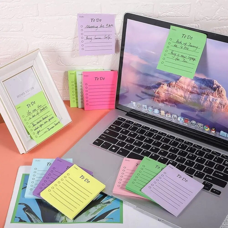 50 lapų Saulėta diena Savaitės planas Užduočių sąrašas Lipnių užrašų bloknotai Raštinės reikmenys Užrašų knygelė Pirkinių Kontrolinis sąrašas Pranešimų pastabos