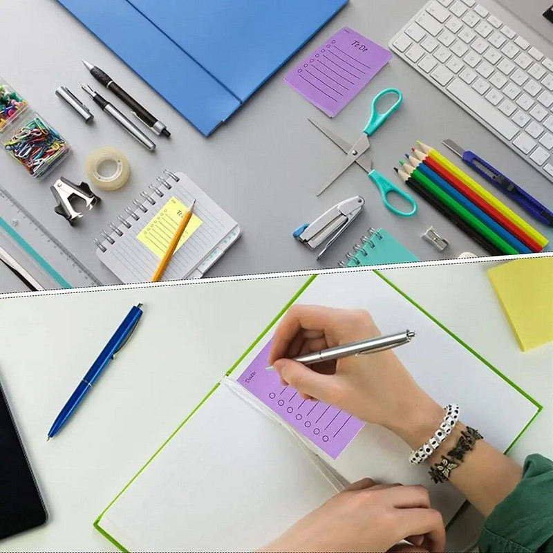 50 lapų Saulėta diena Savaitės planas Užduočių sąrašas Lipnių užrašų bloknotai Raštinės reikmenys Užrašų knygelė Pirkinių Kontrolinis sąrašas Pranešimų pastabos