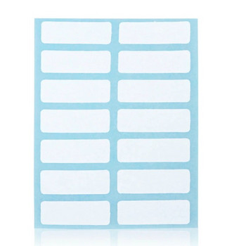 168 τμχ/σετ 13 x 38 χιλιοστά χάρτινη ετικέτα Αυτοκόλλητη λευκή ετικέτα με δυνατότητα εγγραφής Αυτοκόλλητα κενή γραμμή ετικετών σημειώσεων Σημειωματάριο DIY