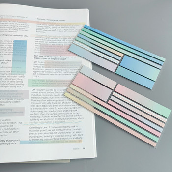 180 листа Прозрачни водоустойчиви лепкави бележници Бележници Публикувано за училищни канцеларски материали Офис консумативи