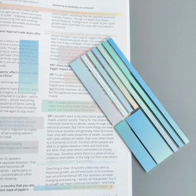 180 lehte läbipaistvad veekindlad kleepuvad märkmikud Märkmikud postitati kooli kirjatarvete kontoritarvete jaoks
