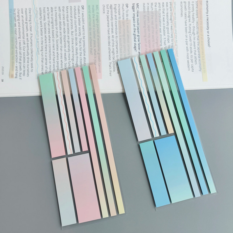 180 lehte läbipaistvad veekindlad kleepuvad märkmikud Märkmikud postitati kooli kirjatarvete kontoritarvete jaoks