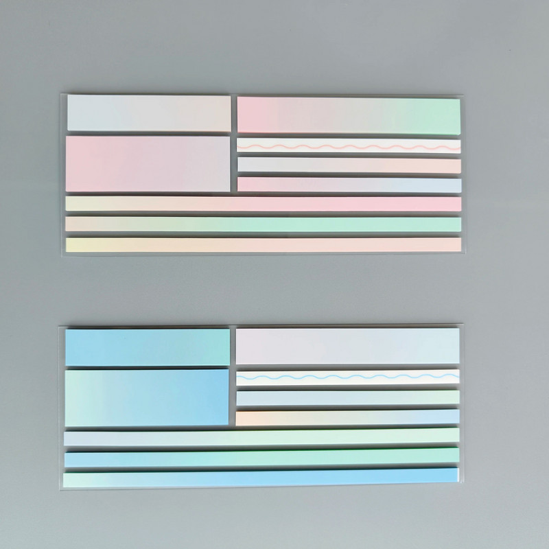 180 lehte läbipaistvad veekindlad kleepuvad märkmikud Märkmikud postitati kooli kirjatarvete kontoritarvete jaoks