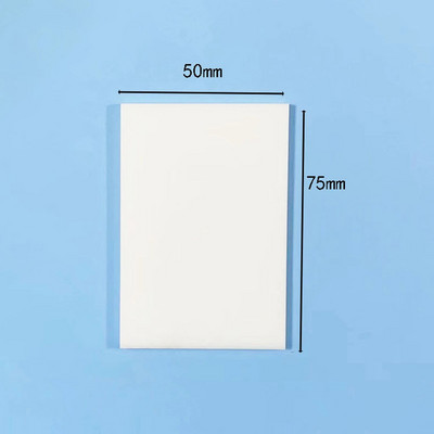 Värvilised läbipaistvad kleeppaberid 50 lehte Veekindlad Postitatud Läbipaistvad kleebised Mittekatvad isekleepuvad memopadjad