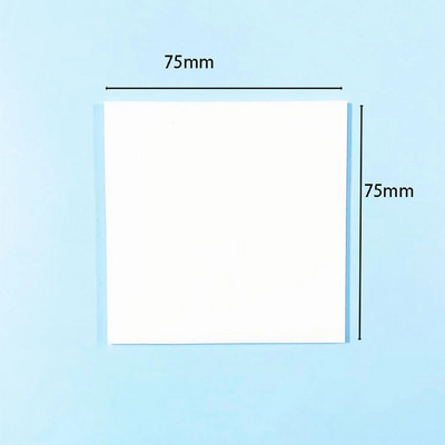 Värvilised läbipaistvad kleeppaberid 50 lehte Veekindlad Postitatud Läbipaistvad kleebised Mittekatvad isekleepuvad memopadjad