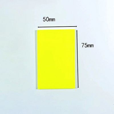 Värvilised läbipaistvad kleeppaberid 50 lehte Veekindlad Postitatud Läbipaistvad kleebised Mittekatvad isekleepuvad memopadjad