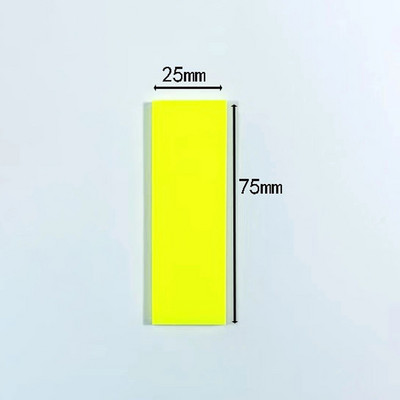 Värvilised läbipaistvad kleeppaberid 50 lehte Veekindlad Postitatud Läbipaistvad kleebised Mittekatvad isekleepuvad memopadjad