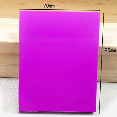 Värvilised läbipaistvad kleeppaberid 50 lehte Veekindlad Postitatud Läbipaistvad kleebised Mittekatvad isekleepuvad memopadjad