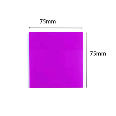 Värvilised läbipaistvad kleeppaberid 50 lehte Veekindlad Postitatud Läbipaistvad kleebised Mittekatvad isekleepuvad memopadjad