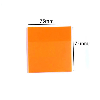 Värvilised läbipaistvad kleeppaberid 50 lehte Veekindlad Postitatud Läbipaistvad kleebised Mittekatvad isekleepuvad memopadjad